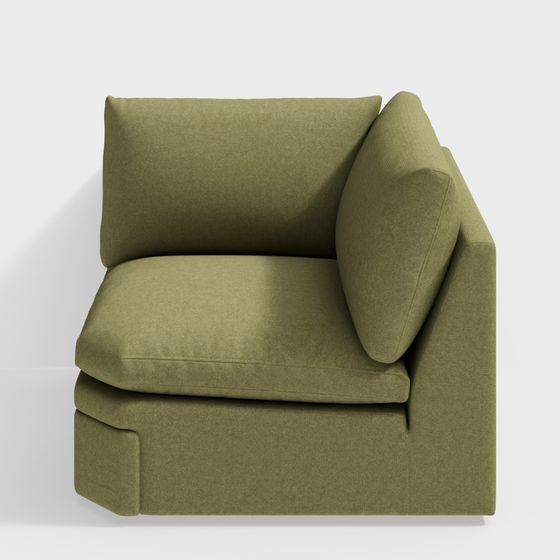 Urban Green Sofa 3D model