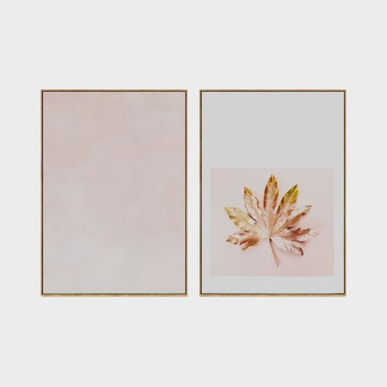 Autumn Leaf Frame 3D model