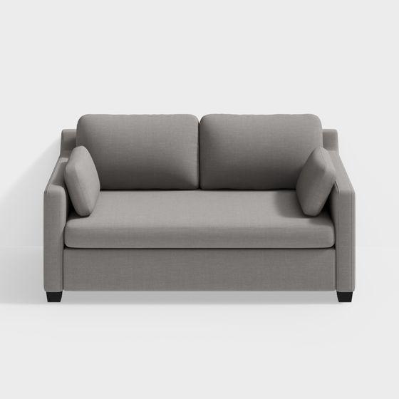 Elegant Minimalist Sofa 3D model