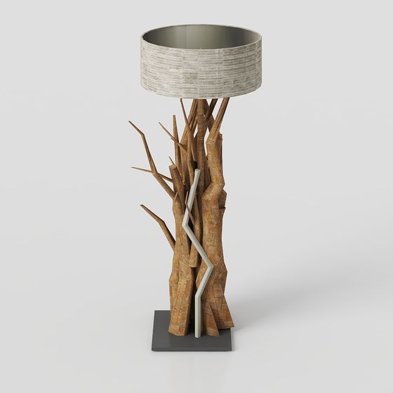 Forest Light 3D model - Low Poly Design