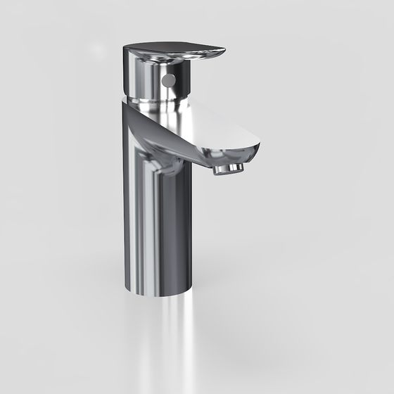 Sleek Streamline Faucet 3D model
