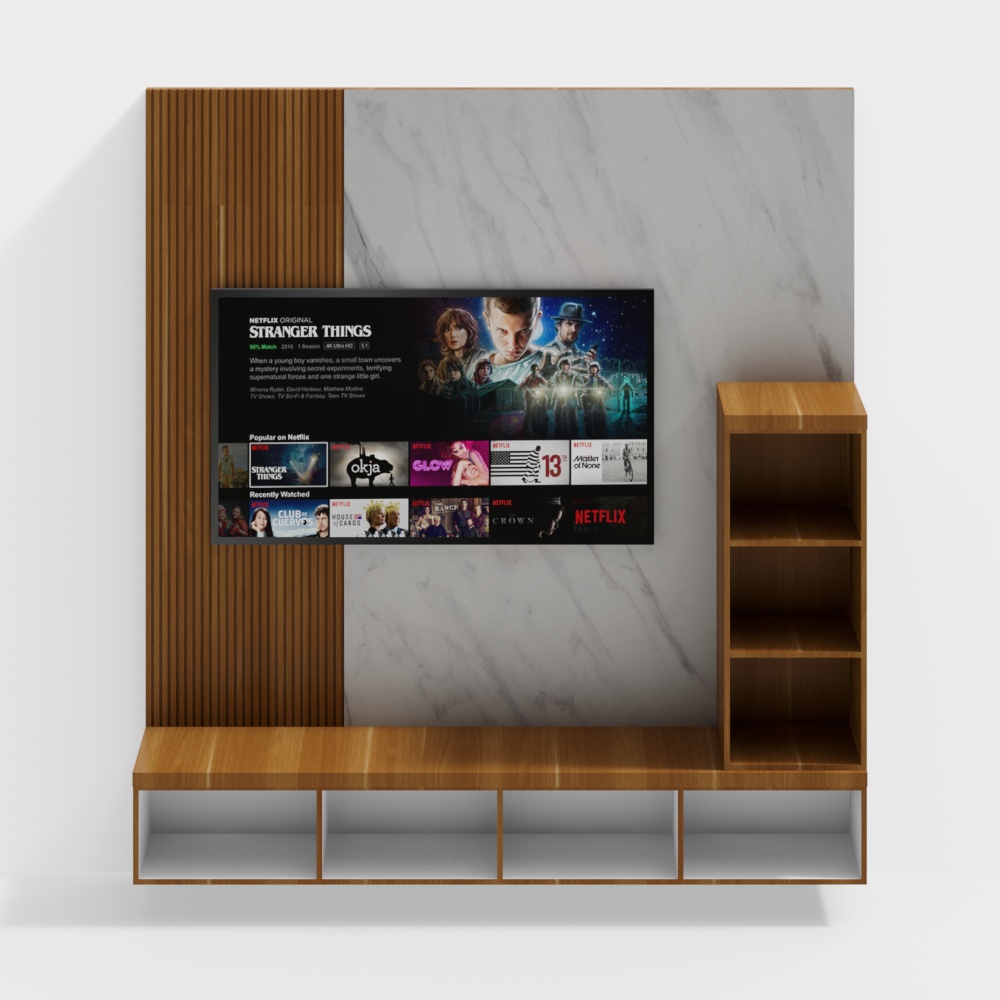 TV Backdrop for Living Room