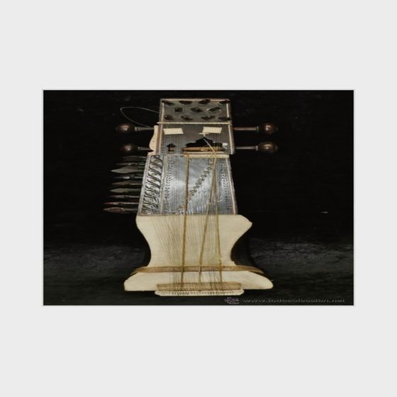 Elegant Low Polygon Guqin 3D Model for Creative Projects