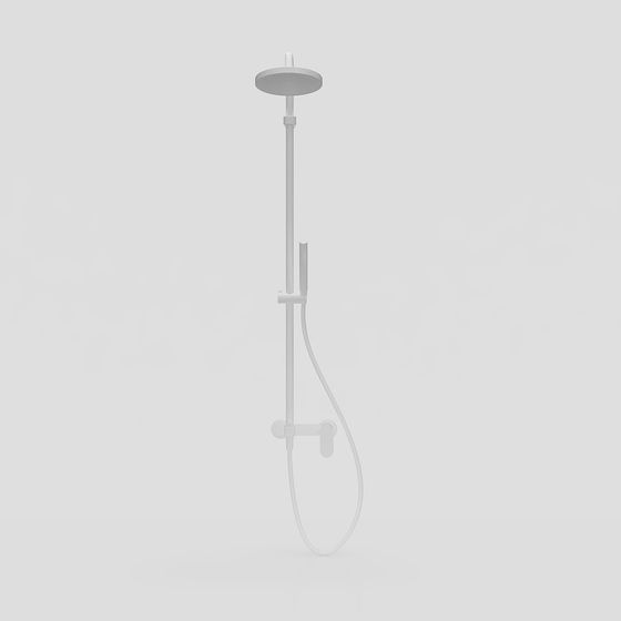 Modern Minimalist Shower Head 3D model
