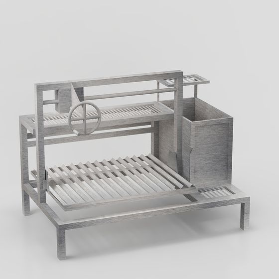 Urban Balcony 3D model