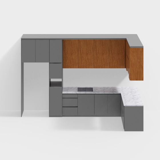 Urban Workspace Desk 3D model