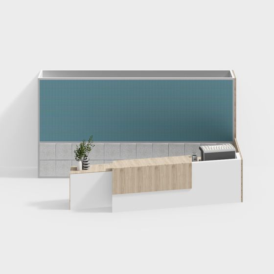 Urban Reception Desk 3D model