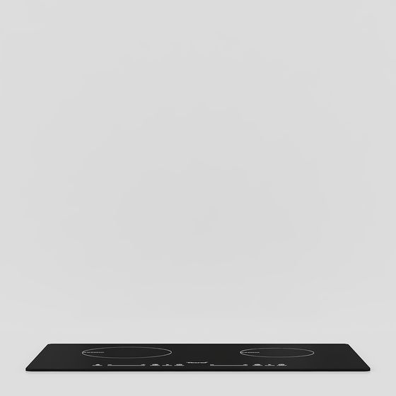 Stylish Induction Cooker 3D model for Contemporary Kitchens