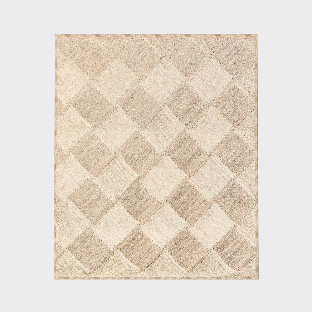 Diamonds Water Hyacinth Rug - Office Take