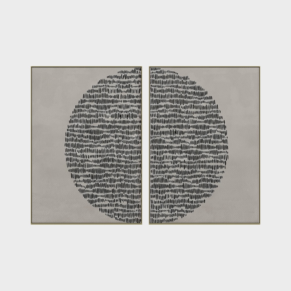 Dual Brain Mirror 3D model for Artistic Exploration