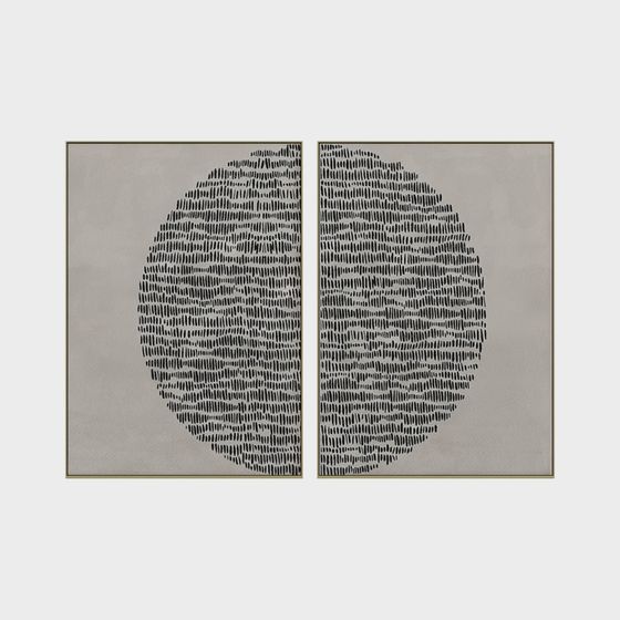 Dual Brain Mirror 3D model for Artistic Exploration