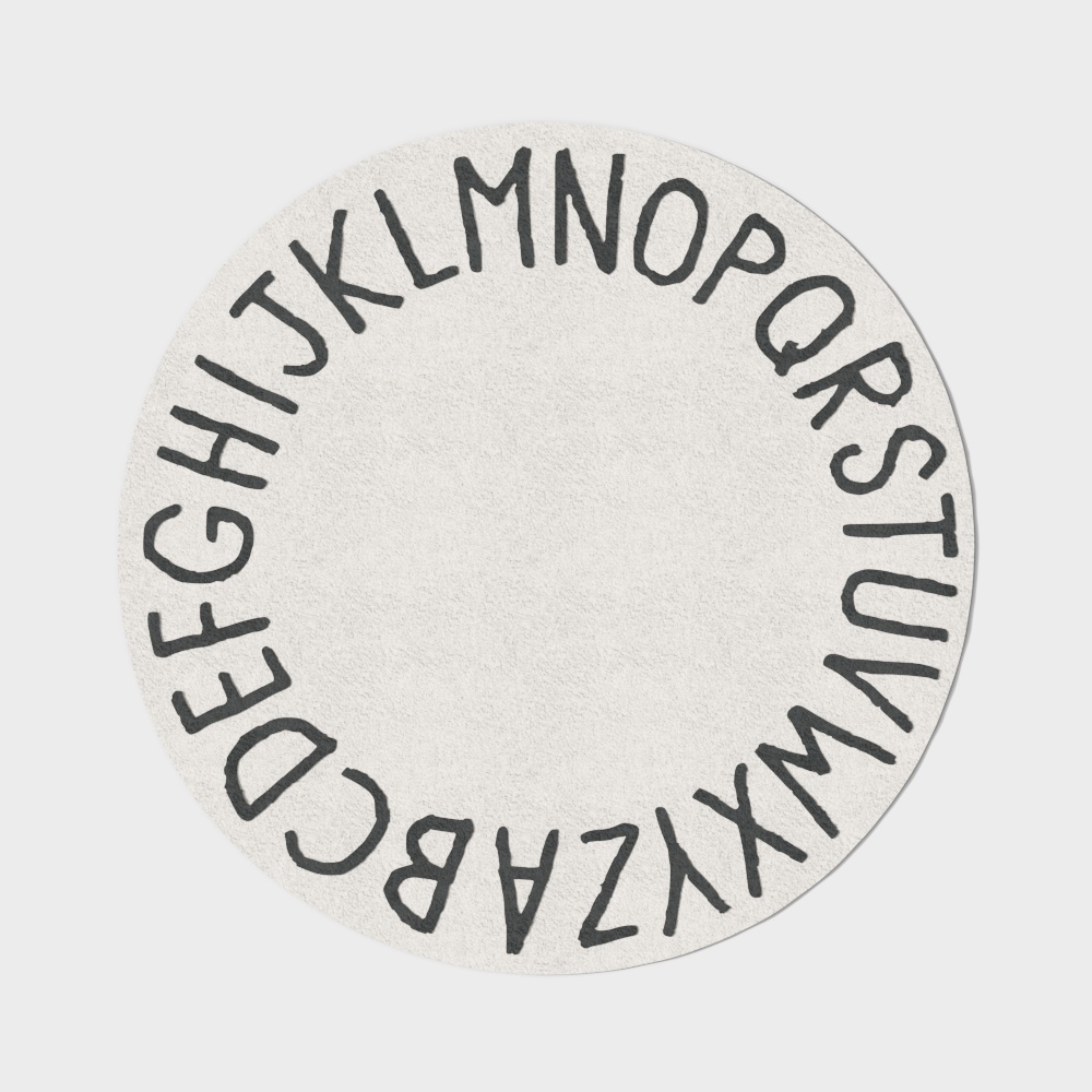 TAPETE ABC 블랙 150CM - LORENA CANALS - MIMOO TOYS