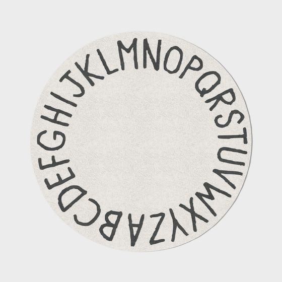 TAPETE ABC 블랙 150CM - LORENA CANALS - MIMOO TOYS