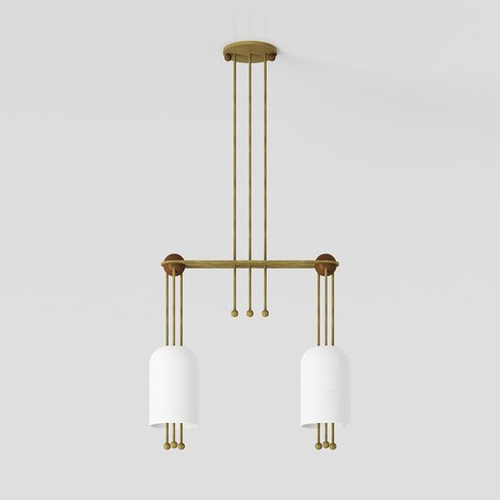 Elegant Modern Chandelier 3D model
