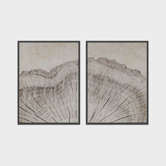 Natural Wood Grain Cut Slice 3D model for Innovative Projects