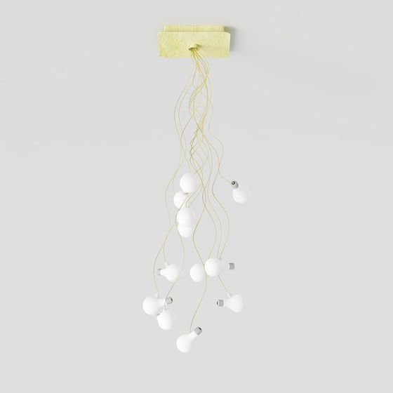 Suspended Pendant Light 3D model