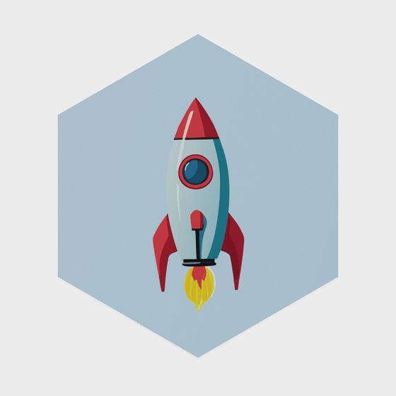 Vibrant Rocket 3D Model for Creative Projects