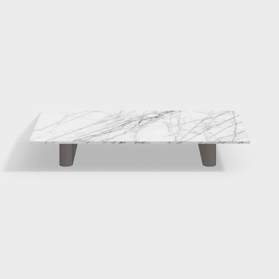 Elegant Marble Coffee Table 3D model