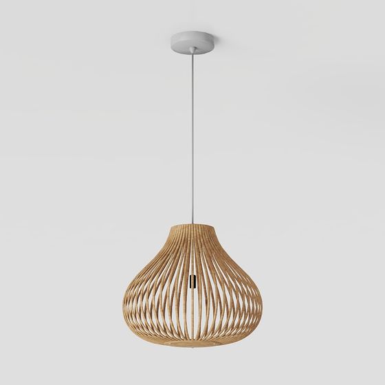 Stylish Low-Polygon Chandelier 3D model