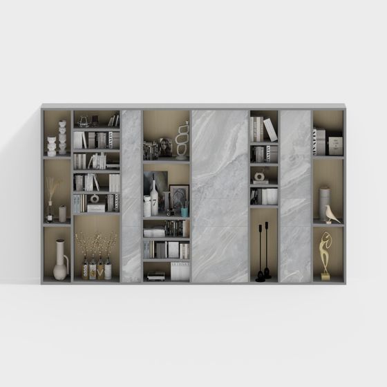 Urban Elegance Bookshelf 3D model