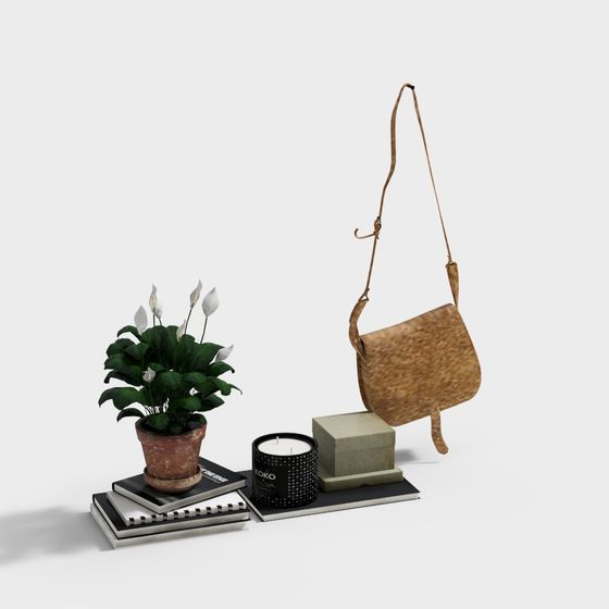 Urban Corner 3D model - Serenity in the City