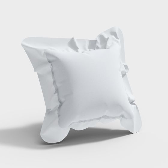 Low Poly Stylish Pillow 3D model