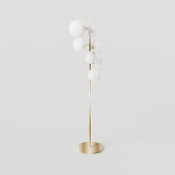 Modern Minimalist 3D Lamp Model for Creative Projects