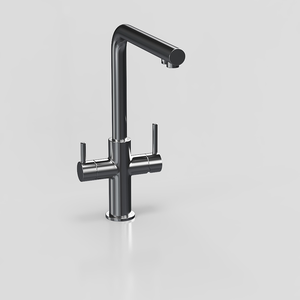 Sleek Minimalist Faucet 3D model for Modern Interiors