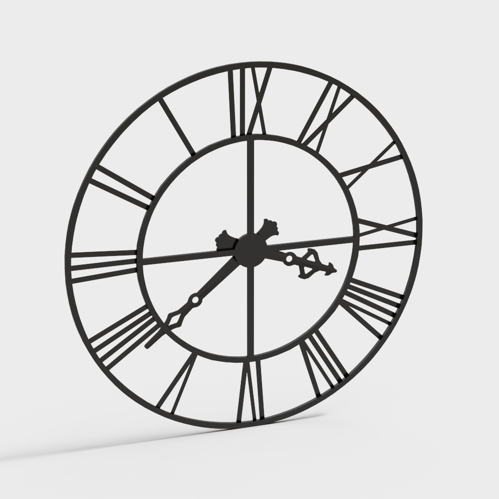 Metal Wall Clock