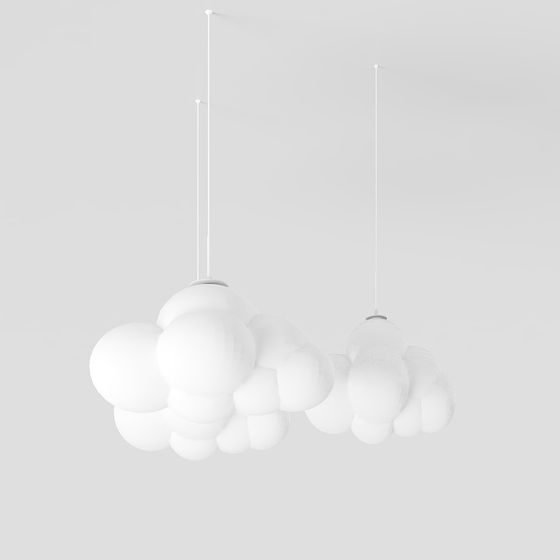 Cloud Light 3D Model for Modern Interiors