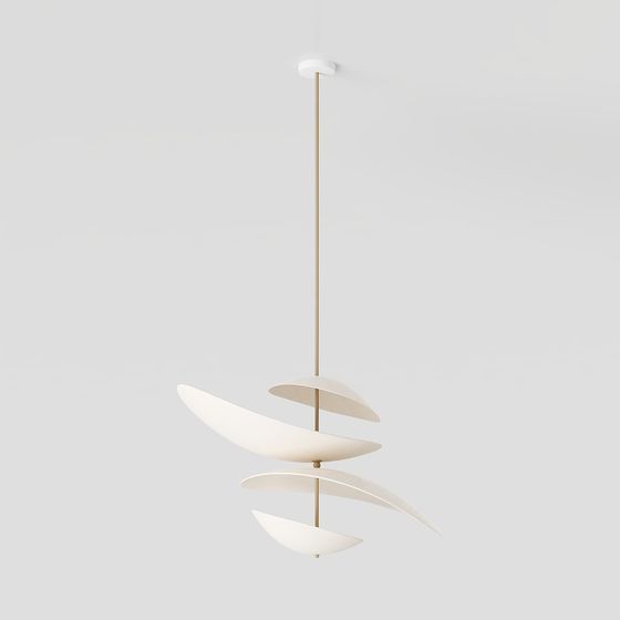 Luminous Chandelier 3D model