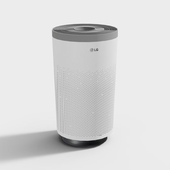 Sleek LG Air Purifier 3D model