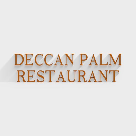 Deccan Palm Restaurant 3D model