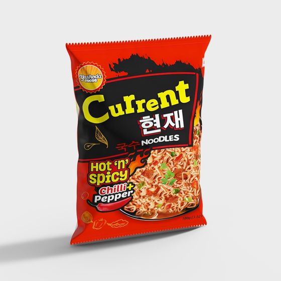 Current Noodles 3D Model Design
