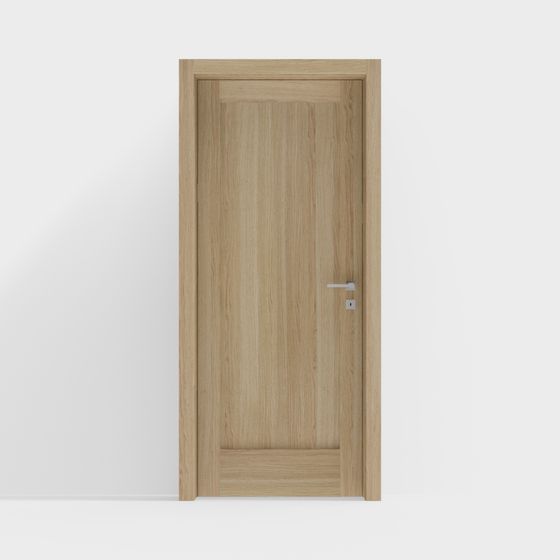 Elegant Low-Poly 3D Door Model for Creative Projects