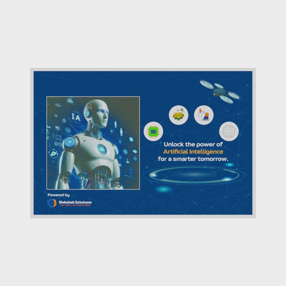 Futuristic AI Robot 3D Model Design