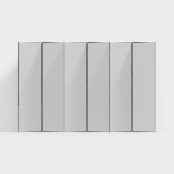 Minimalist Wall Panels 3D model for Creative Spaces