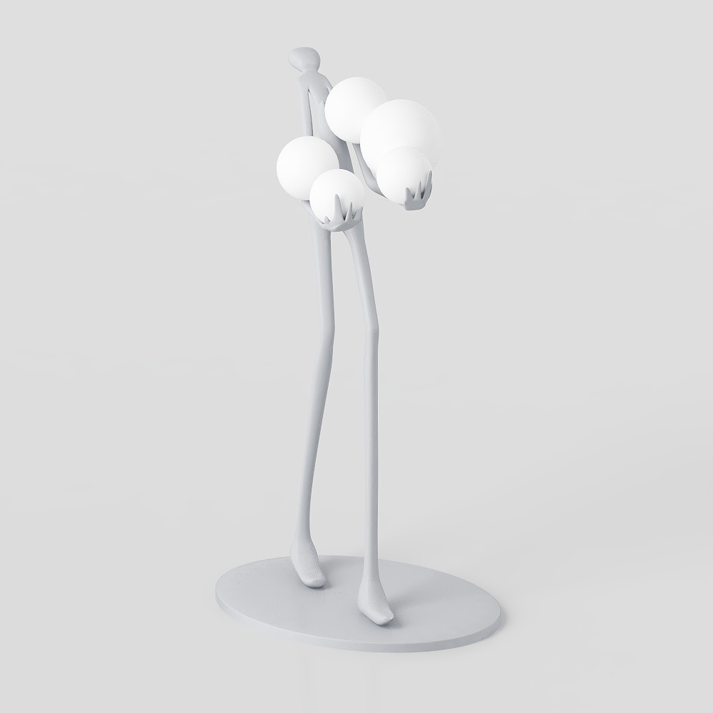 Spherical Dancer 3D Model