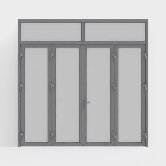 Elegant Minimalist Door 3D model for Modern Interiors