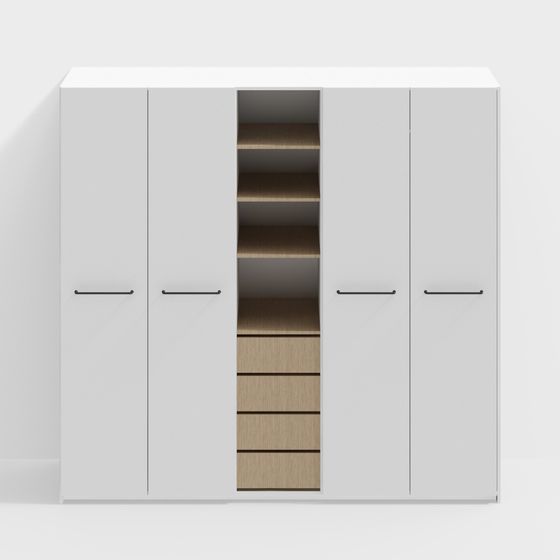 Urban Closet 3D Model for Modern Interiors