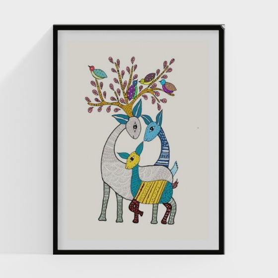 Colorful 'Forest Spirit' 3D Model for Creative Projects