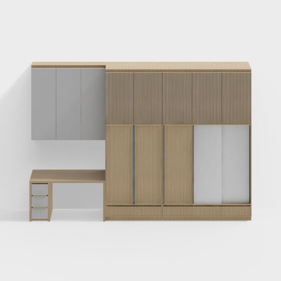 Urban Corner Storage Cabinet 3D model