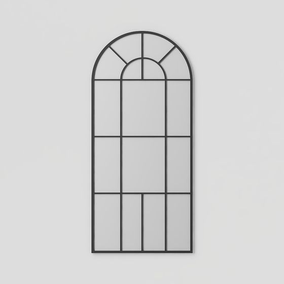 Elegant Arch Window 3D model