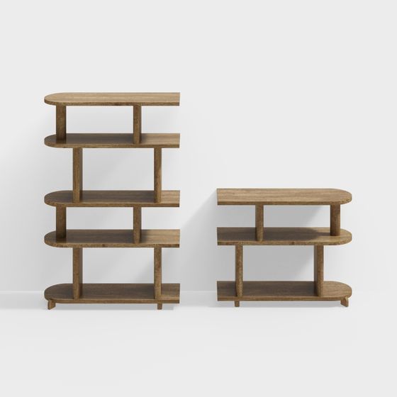 Urban Elegance Bookshelf 3D model