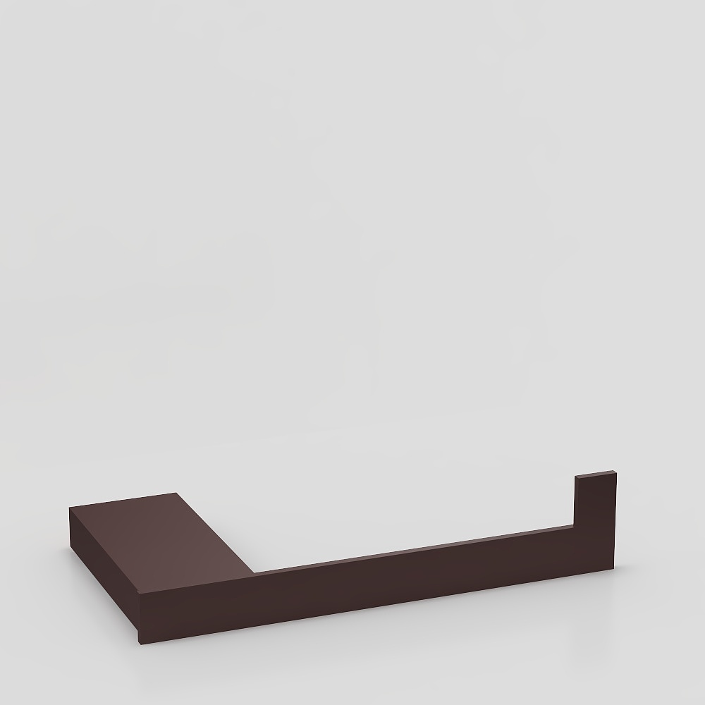 Stylish L-Shaped Metal Bracket 3D model