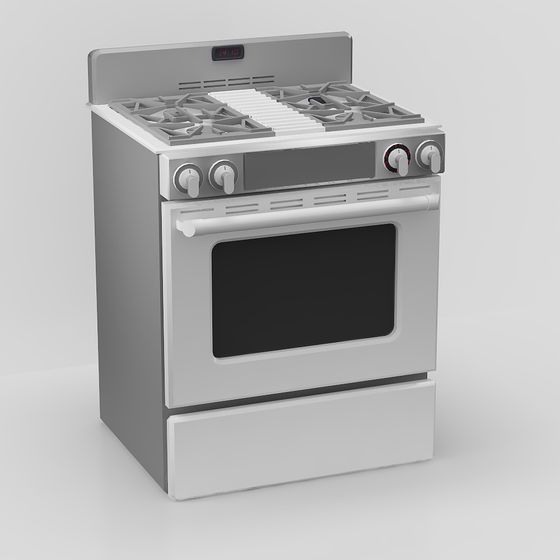 Modern Minimalist Gas Stove 3D model