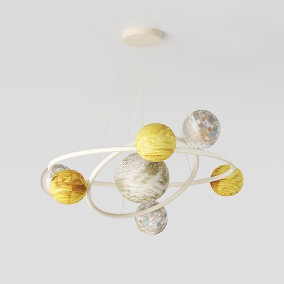 Hanging Art Sphere 3D Model