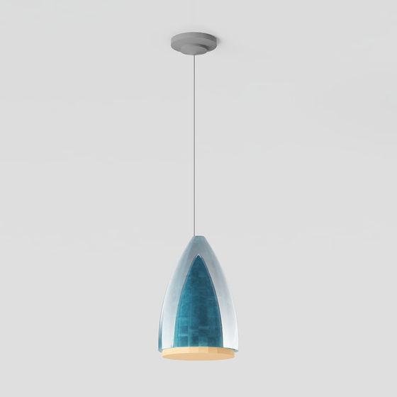 Elegant Low-Poly Chandelier 3D model