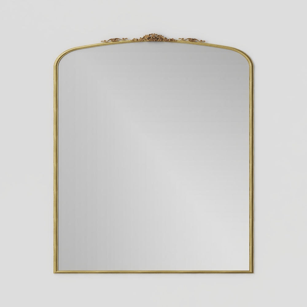 Elegant Low-Poly Decorative Mirror 3D model