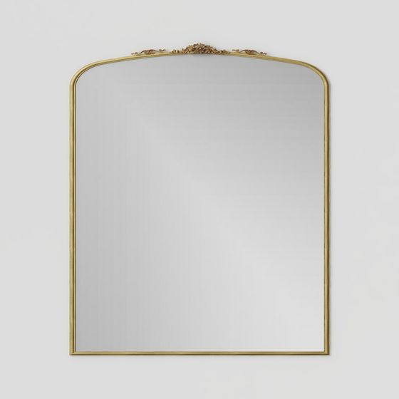 Elegant Low-Poly Decorative Mirror 3D model